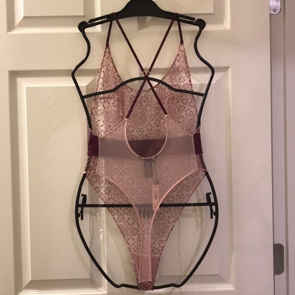 💖 Victoria’s Secret Sexy Teddy Bodysuit Lingerie - Picture 4 of 8